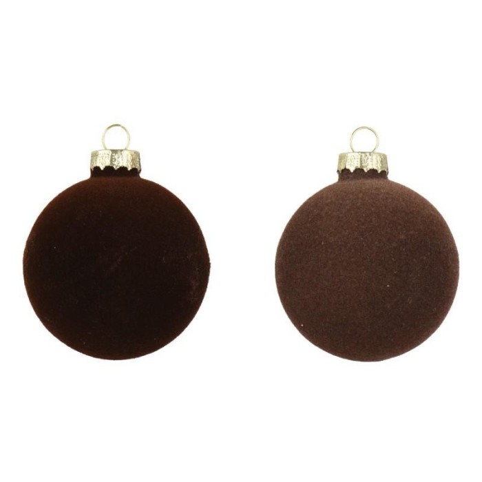 SFERA VETRO FLOCCATO D.10 BROWN
